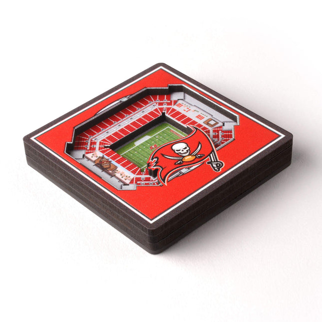YouTheFan NFL TAMPA BAY BUCCANEERS Stadium View Magnet 7cm x 7cm