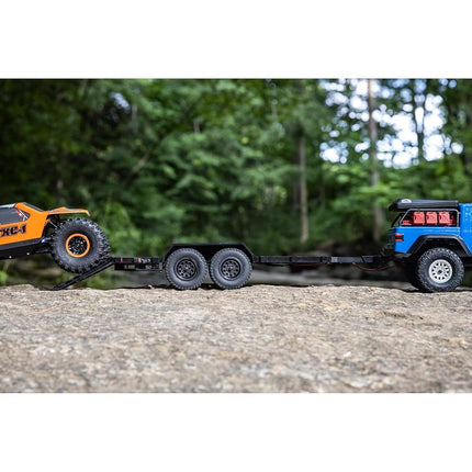 AXIAL SCX24 Flatbed Vehicle Trailer with LED Tail Lights: 1/24, AXI0009