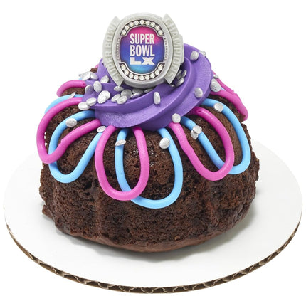 DecoPac NFL Super Bowl LX Rings, Cupcake Decorations, Officially Licensed, Football Rings, Food Safe Cake Toppers – 24 Pack
