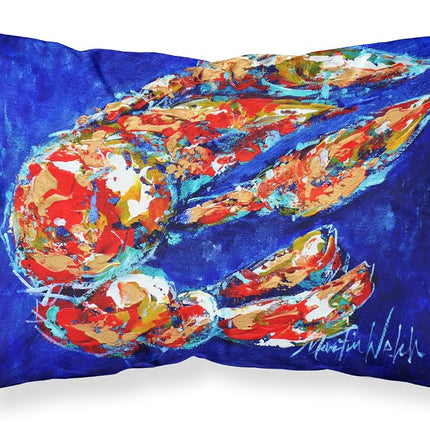 Caroline's Treasures MW1155PILLOWCASE Craw Momma Crawfish Moisture Wicking Fabric Standard Pillowcase, Large, Multicolor