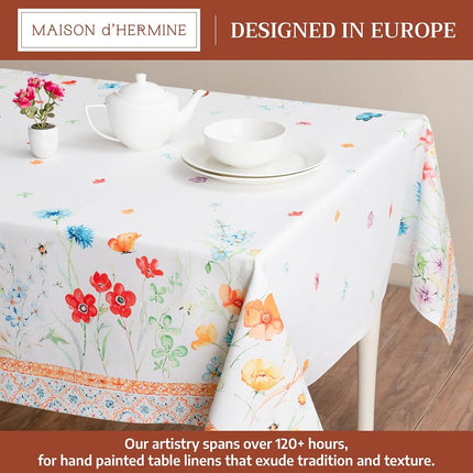 Maison d' Hermine Table Cloth Rectangle Table Reusable 100% Cotton 70"x108"