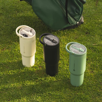HydroJug Sport - Stainless Steel Tumbler with Straw, Vacuum Insulated, 32oz Leakproof Water Bottle, Ergonomic Design, Reusable, Dishwasher Safe, Rubber Base, Durable for Gym or Outdoors, Sage