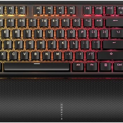 Corsair K70 PRO TKL RGB Magnetic-Mechanical Wired Gaming Keyboard – Pre-Lubricated MGX Hyperdrive Switches – Hall-Effect-Rapid Trigger – 8000Hz Hyper-Polling – QWERTY NA – Black