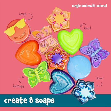 Soap & Bath Bomb Making Kit for Kids - All Inclusive Soap Making Kit to Make Your Own Bath Bombs, Soap & Bath Scrubs : 3-in-1 Spa Science Kit For Kids : Kids Science Kit - Gift for Girls and Boys