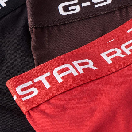 G-Star Men's Classic Trunk Color 3-Pack, Multicolour (dk flame/deep bordeaux/black D05095-2058-8527), S