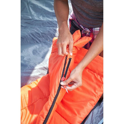 Coleman Kompact Sleeping Bag, Indoor/Outdoor Lightweight Sleeping Bag for Adults, 20°F/30°F/40°F Options for Camping, Hiking, Backpacking with Included Compression Sack; Big & Tall