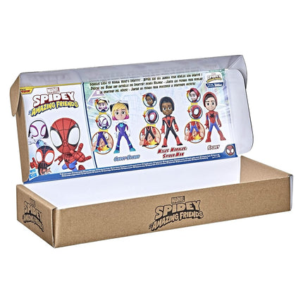 Hasbro SPIDEY AND HIS AMAZING FRIENDS Marvel Hero Reveal Multipack With Mask-Flip Feature