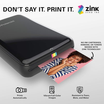 Zink 2 x 3 Premium Photo Paper (50 Pack) Compatible with Polaroid Snap, Snap Touch, Zip and Mint Cameras and Printers, ZINKPZ2X350