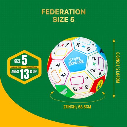 Crayola Official Soccer Ball - Unisex Kids - CRAY206BL Multiplication Box Size 5
