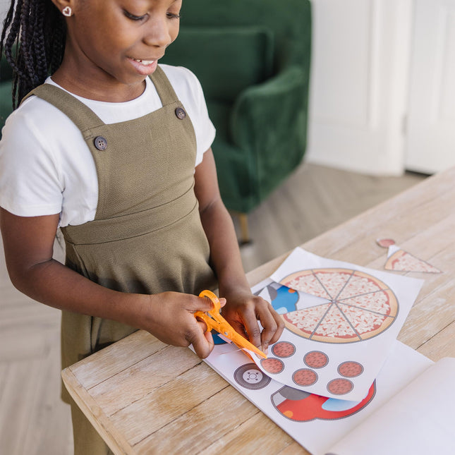Carnet d'activités Scissor Skills de Melissa & Doug, Carnet d'activités avec labyrinthes, puzzles, art animalier, Activités de séquençage, Activités de développement, Motricité, 4,5,6 ans, Cadeau pour garçon ou fille