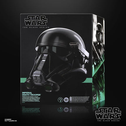 Star Wars The Black Series Imperial Death Trooper Premium Electronic Helmet, Rogue One: A Star Wars Story Roleplay Item for Ages 14 and Up