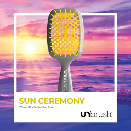 FHI Heat UnBrush Grey Handle, Yellow