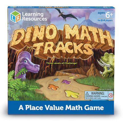 Recursos de Aprendizaje Dino Math Tracks Juego de Valor Posicional