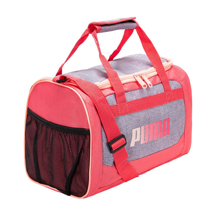 PUMA Girls Evercat Transformation JR Duffel Bags, Grey/Pink, One Size