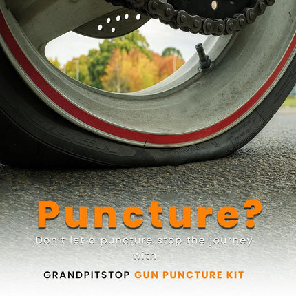 Grand Pitstop Tire Puncture Repair Kit with 15 Mushroom Plugs