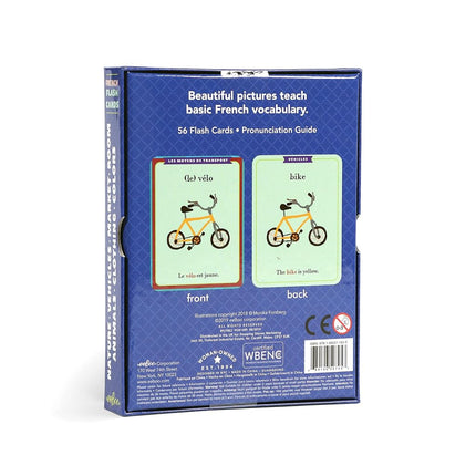 eeBoo French Vocabulary Flash Cards