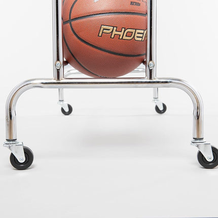 CHAMPRO Carro vertical con ruedas para 12 balones de baloncesto, voleibol y más