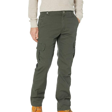 Dickies Mens Tough Max Duck Cargo Work Utility Pants, Stonewash Olive Green, 40W x 32L US, Stonewash Olive Green, X-Large