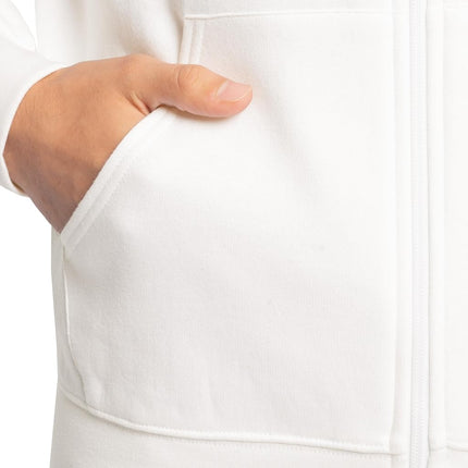 Fruit of the Loom Men's Eversoft Fleece Sweatshirts & Hoodies, Full Zip-White, Medium