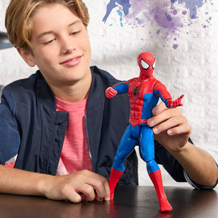 Marvel Spider-Man Titan Series Action Figure, 30-cm (12 inch) Super Hero Toys for Children Ages 4+, Red