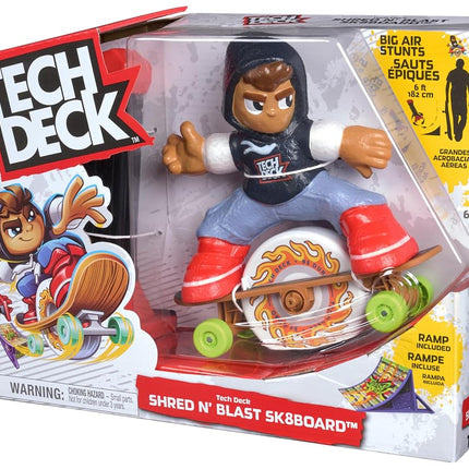 Tech Deck Shred N' Blast Motorized Finger Skateboard Toy
