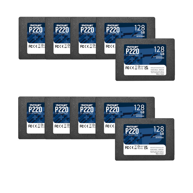 Patriot P220 128GB Internal SSD - SATA 3 2.5" - So