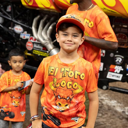 Monster Jam El Toro Loco Petit Garçon T-Shirt Imprimé Orange 6