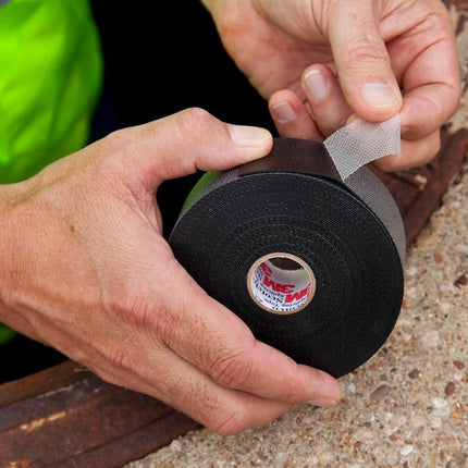 3M HT002001309 23 Scotch Splicing Electrical Tape, Self Bonding, Rubber, 19 mm x 9.15 m, Black