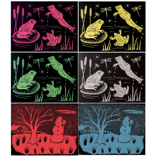 Melissa and Doug Scratch Art Paper - Solid Color A