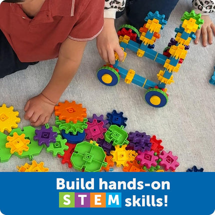 Learning Resources Gears! Gears! Gears! Robots in Motion, Ages 5+, STEM Robot Building Toy, 116-Piece Set, Moving Construction Kit