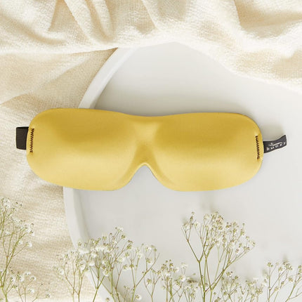 Bucky 40 Blinks No Pressure Solid Eye Mask for Sleep & Travel, Gold, One Size, Gold, 1 Count (Pack of 1), 40 Blinks No Pressure Eye Mask for Travel & Sleep