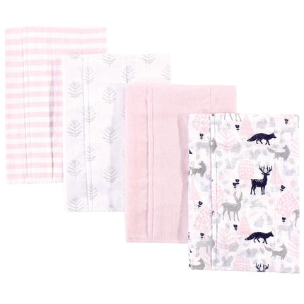 Hudson Baby Unisex Baby Cotton Flannel Burp Cloths