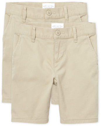 The Children's Place Girls Uniform Chino Shorts 2-
