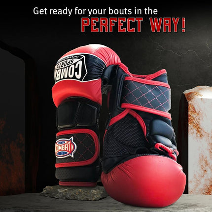 Combat Sports Max Strike MMA Training Gloves (Blue, Regular)