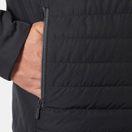 Helly Hansen Men's Crew Insulator Jacket 2.0, Ebony, S