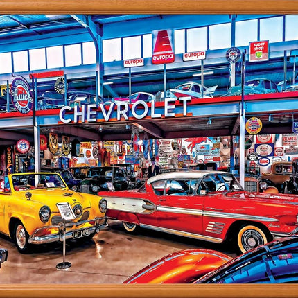 MasterPieces 750 Piece Jigsaw Puzzle for Adults, Family, or Youth - The Showcase - 18"x24" - Eco-Friendly, Matte Finish, Bonus Poster