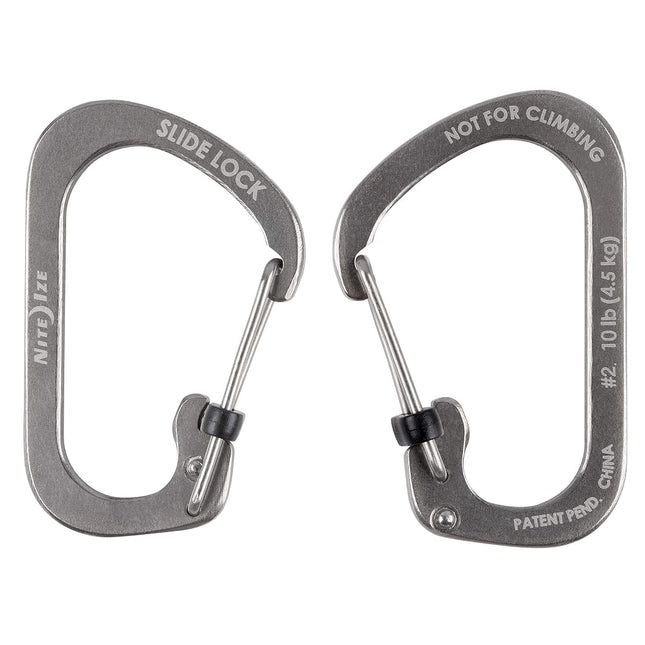 Nite Ize CSL2-11-R6 Stainless Steel Slide Lock, Size 2