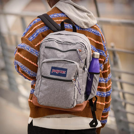 JANSPORT Cool Backpack, with 15-inch Laptop Sleeve - Large Computer Bag Rucksack with 2 Compartments, Ergonomic Straps, Black, Black, One Size, Cool Backpack