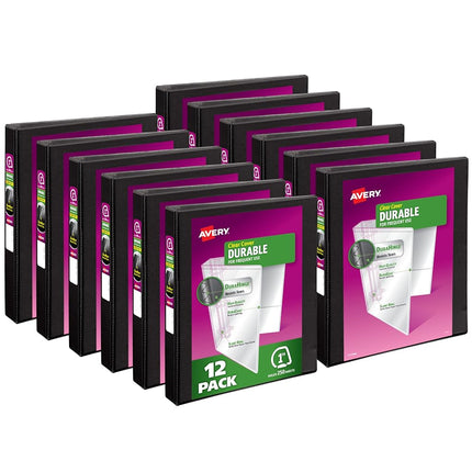Avery Durable View 3 Ring Binders, 1 Inch Slant Ri