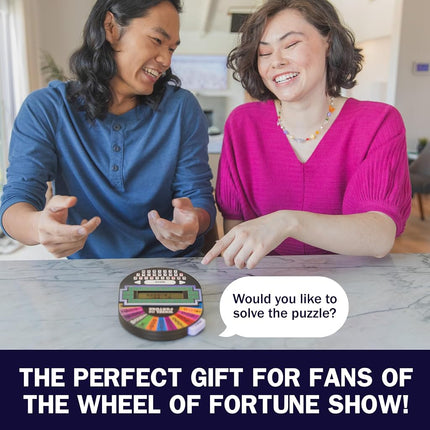 Educational Insights Wheel of Fortune Game - Handheld Electronic Game, Great for Travel, Classic Retro Party Games for Kids, Teens & Adults, Word Puzzle Challenge & Entertaining Gift for Ages 8+