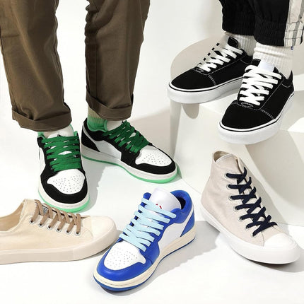 Stepace [2 Pairs Flat Shoe Laces for Sneakers 30"-72" Length