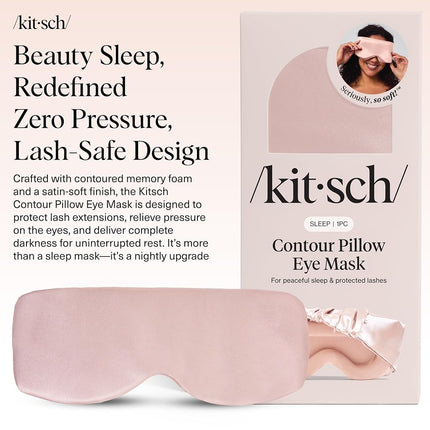 Kitsch Contour Pillow Eye Mask - Blush