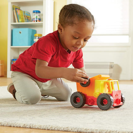 Learning Resources 1-2-3 Build It Construction Crew, Fine Motor Toy, Kids Building Set