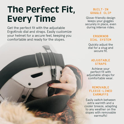 Casco de esquí y snowboard Retrospec Zephyr para adultos - Ajustable con 9 orificios de ventilación - Carcasa de ABS resistente a los impactos y espuma EPS - Blanco mate, grande 59-62cm