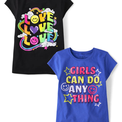 The Children's Place Girl Power Short Sleeve Graph