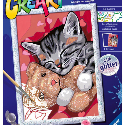 Ravensburger CreArt Series D Classic Kitten and its Bear