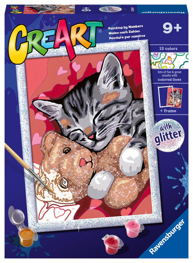 Ravensburger CreArt Series D Classic Kitten and its Bear