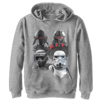 STAR WARS Boys' Hoodies, Ath Heather, Medium