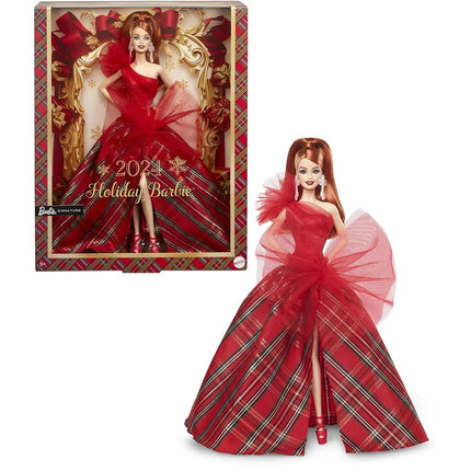 Barbie 2024 Holiday Dolls, Seasonal Collector Toy,