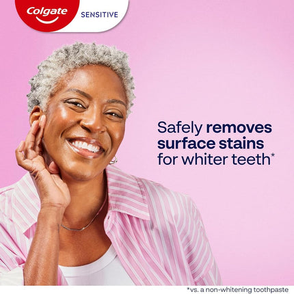 Colgate Sensitive Maximum Strength Whitening Toothpaste(Gel) - 6 ounce (3 Pack)